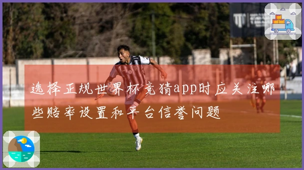 选择正规世界杯竞猜app时应关注哪些赔率设置和平台信誉问题